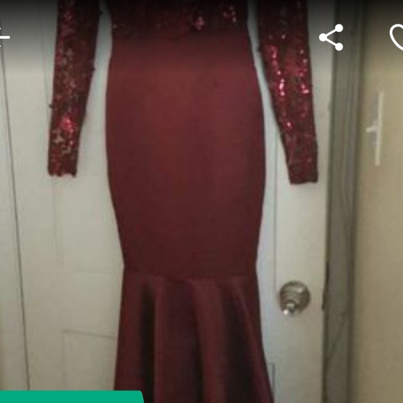 Rose custom made prom dress - Picture 4 of 4